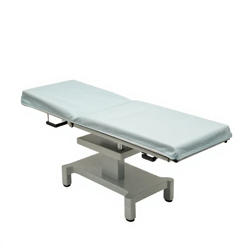 Operating table isolated on a white background