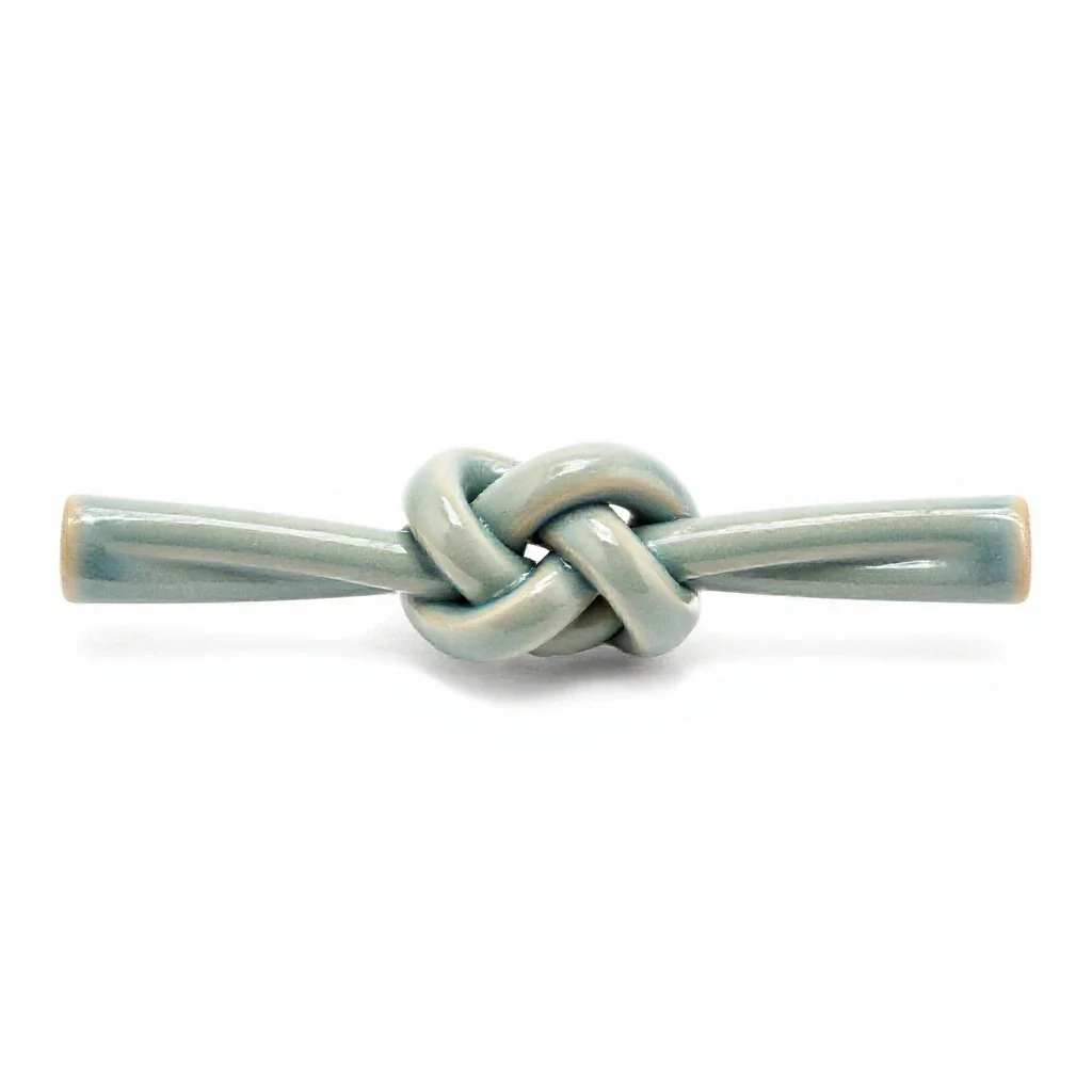 Barrel knot isolated on a white background