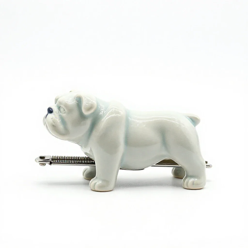 Bulldog clip isolated on a white background