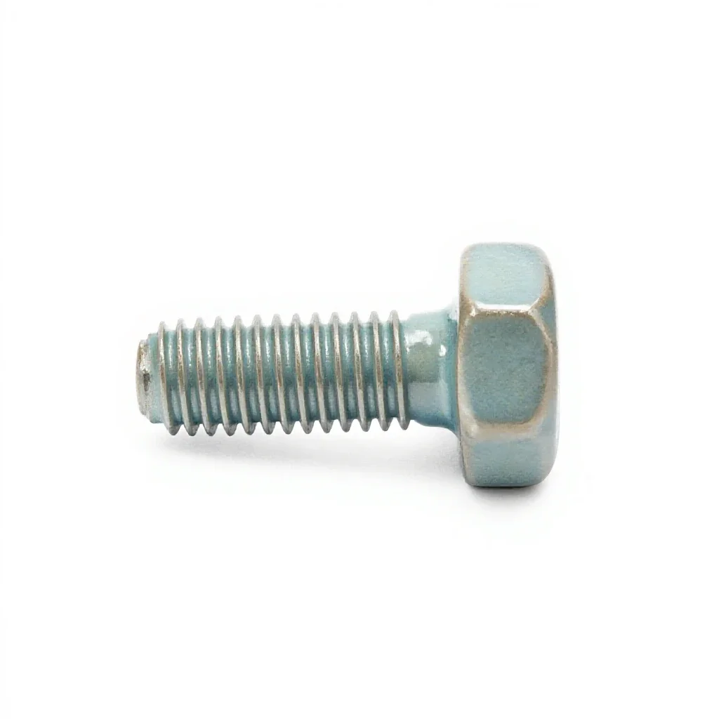 Carriage bolt isolated on a white background