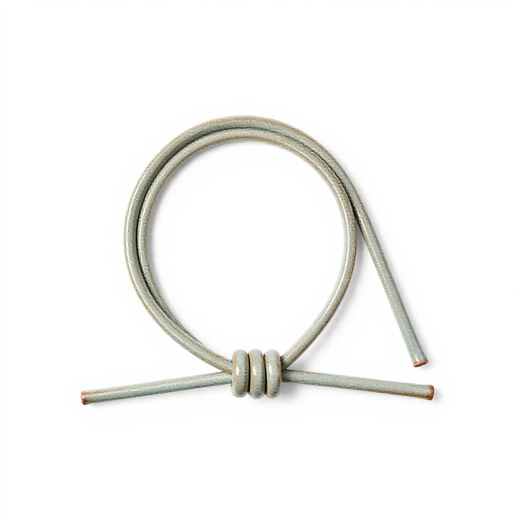 Hawser bend isolated on a white background