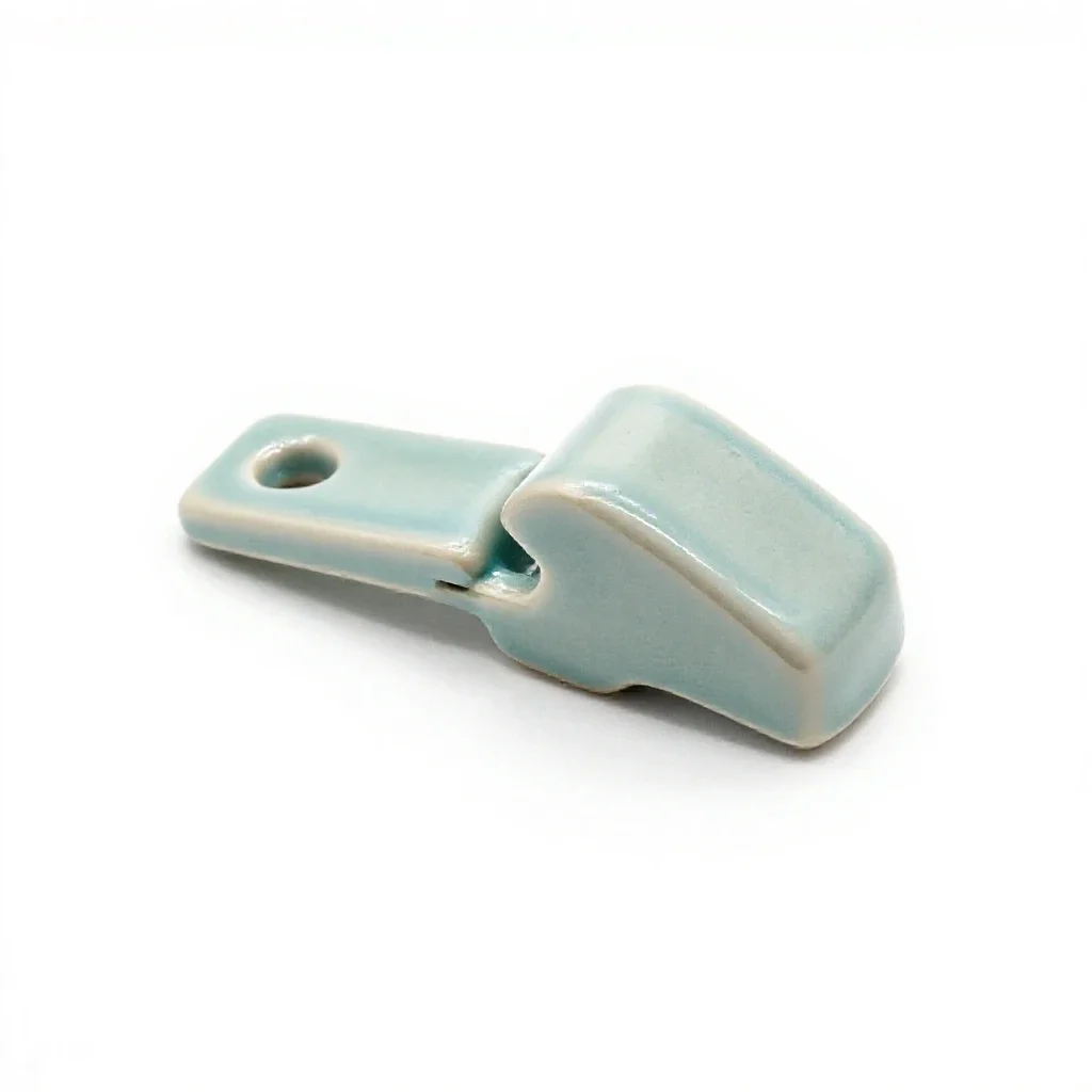 Hood latch isolated on a white background