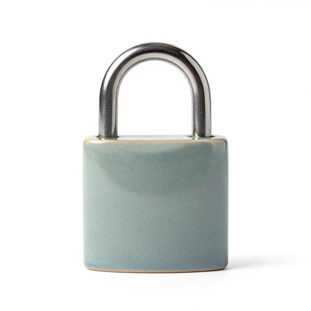 Lever lock isolated on a white background