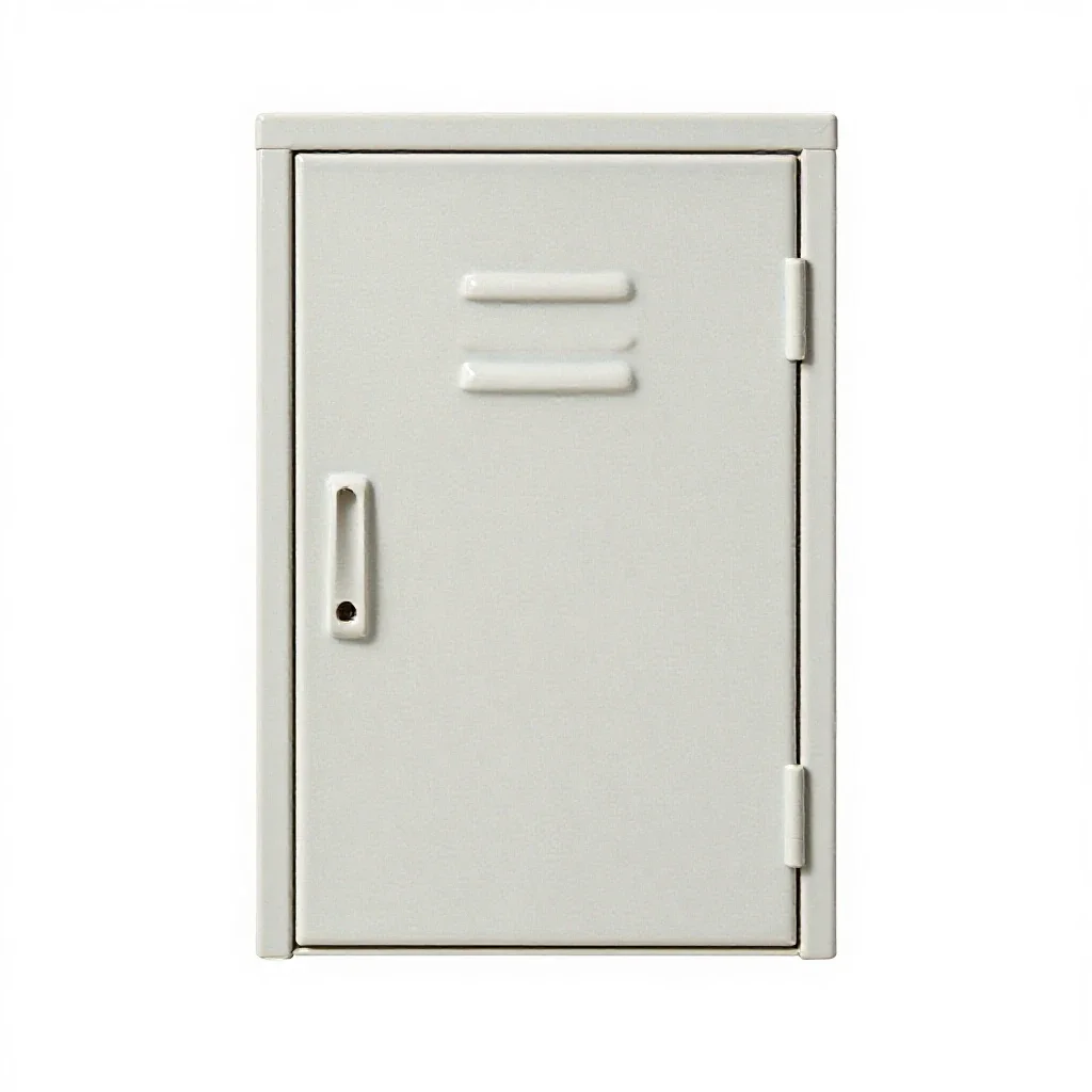 Locker isolated on a white background