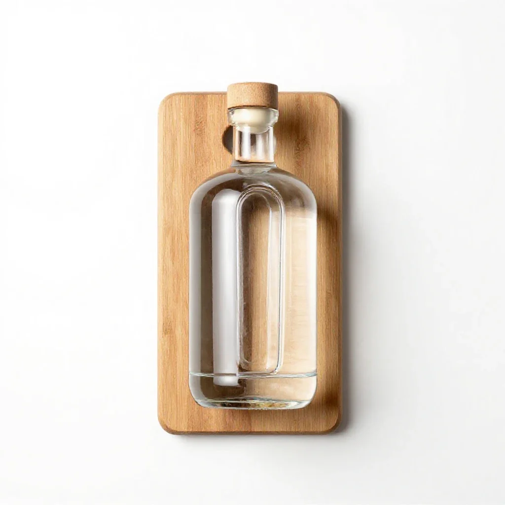 Bathtub gin isolated on a white background