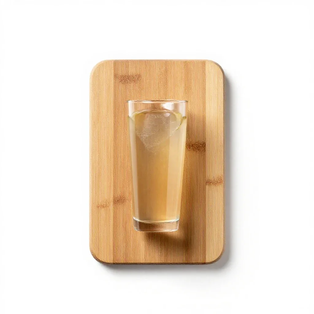 Beverage isolated on a white background