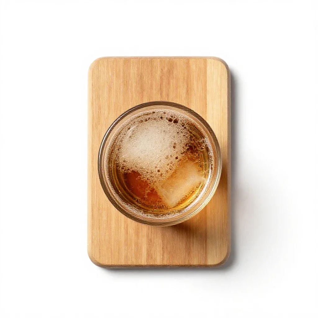 Birch beer isolated on a white background
