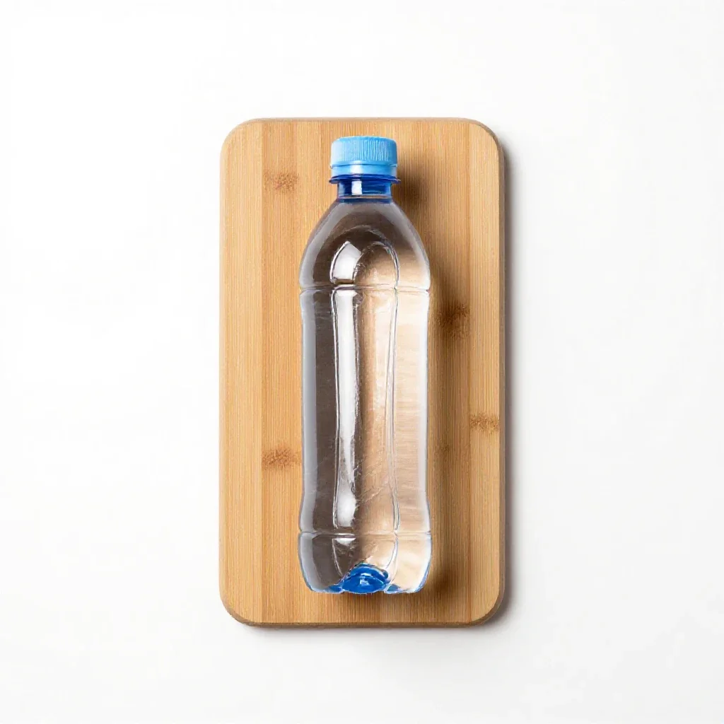 Bottled water isolated on a white background
