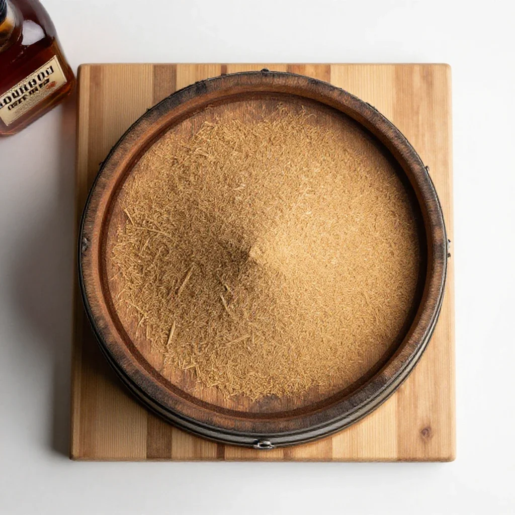 Bourbon isolated on a white background