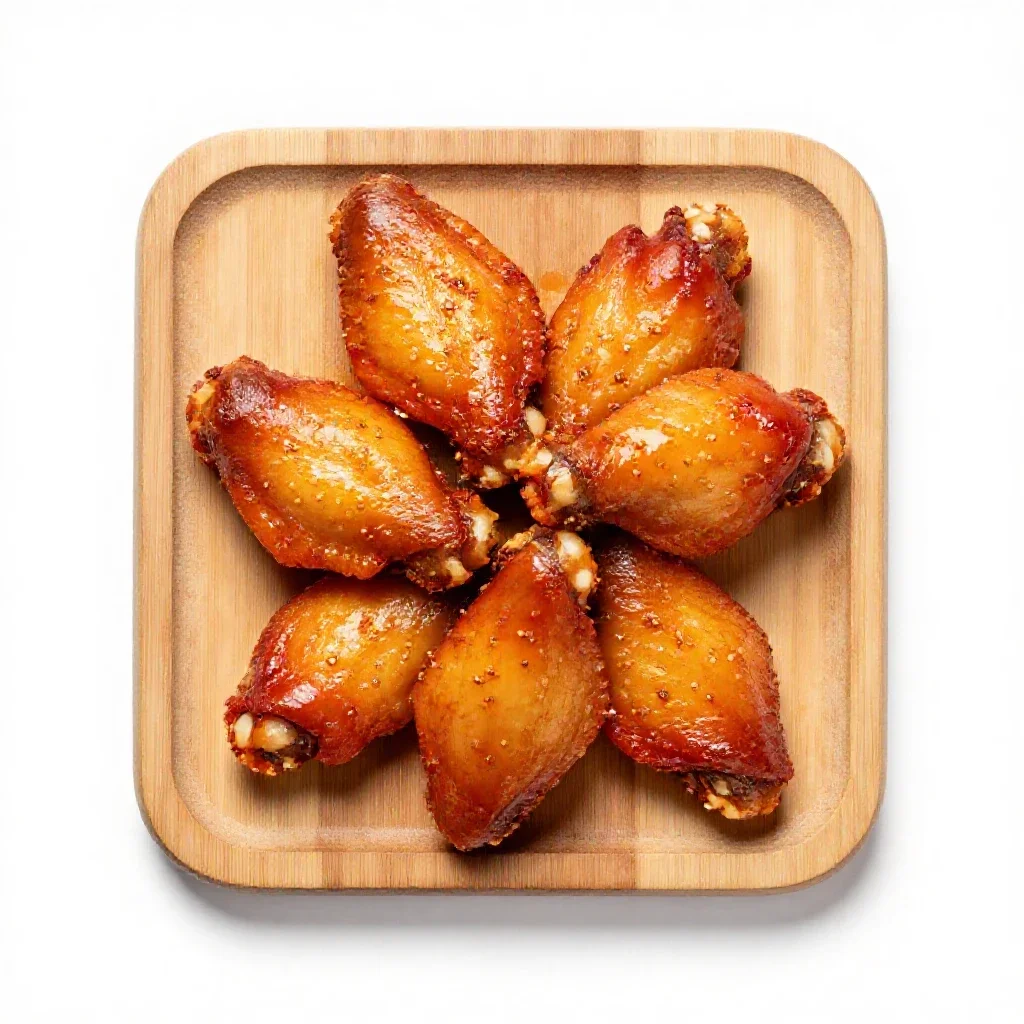 Buffalo wing isolated on a white background