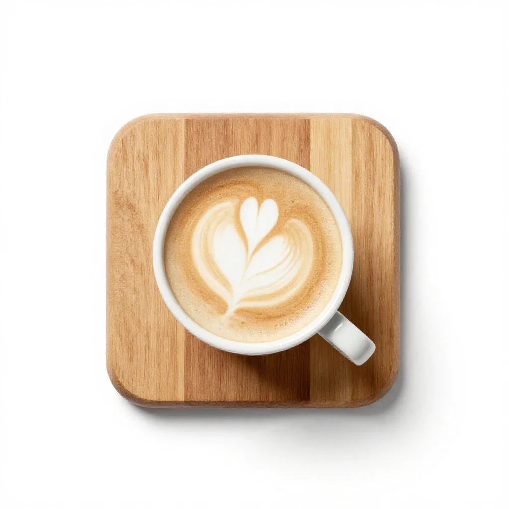 Cappuccino isolated on a white background
