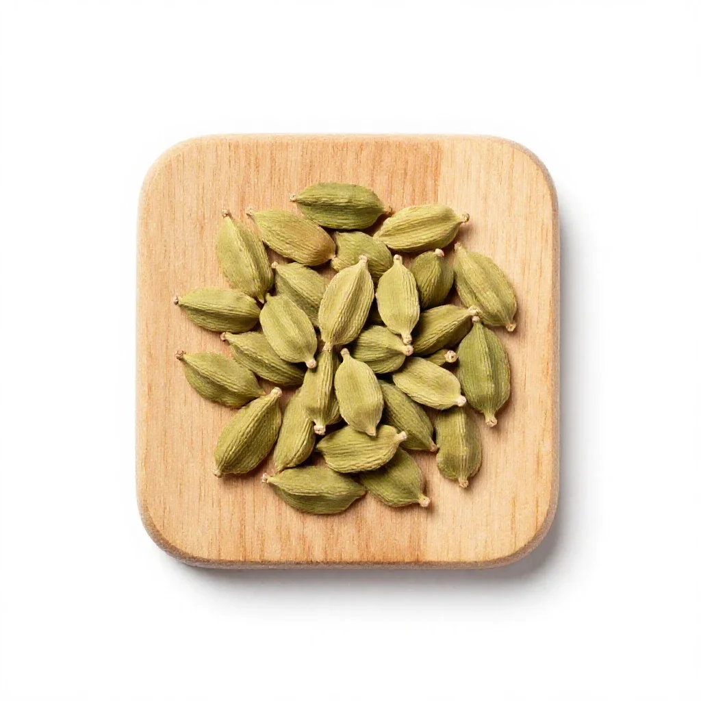 Cardamom isolated on a white background