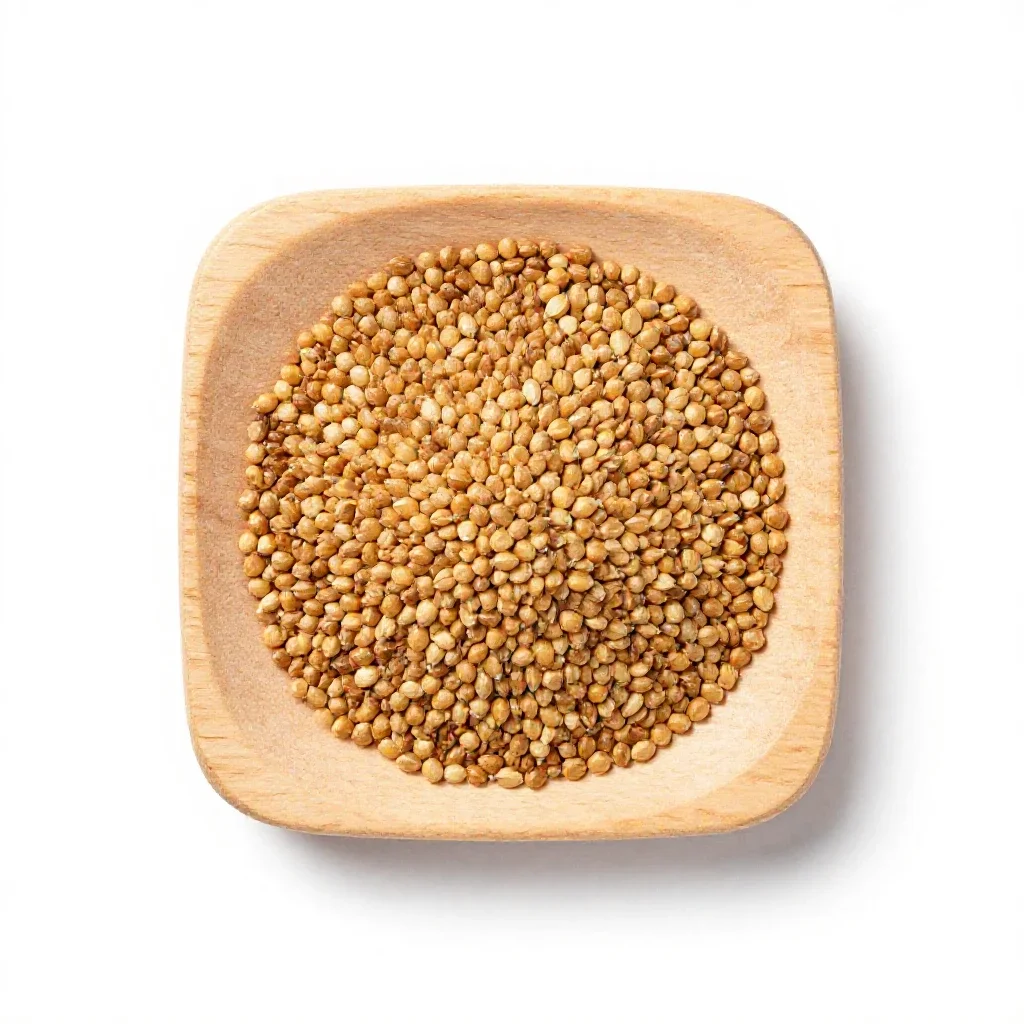 Celery seed isolated on a white background
