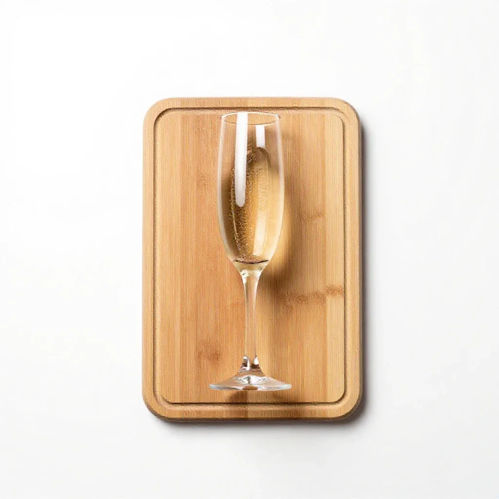 Champagne cup isolated on a white background