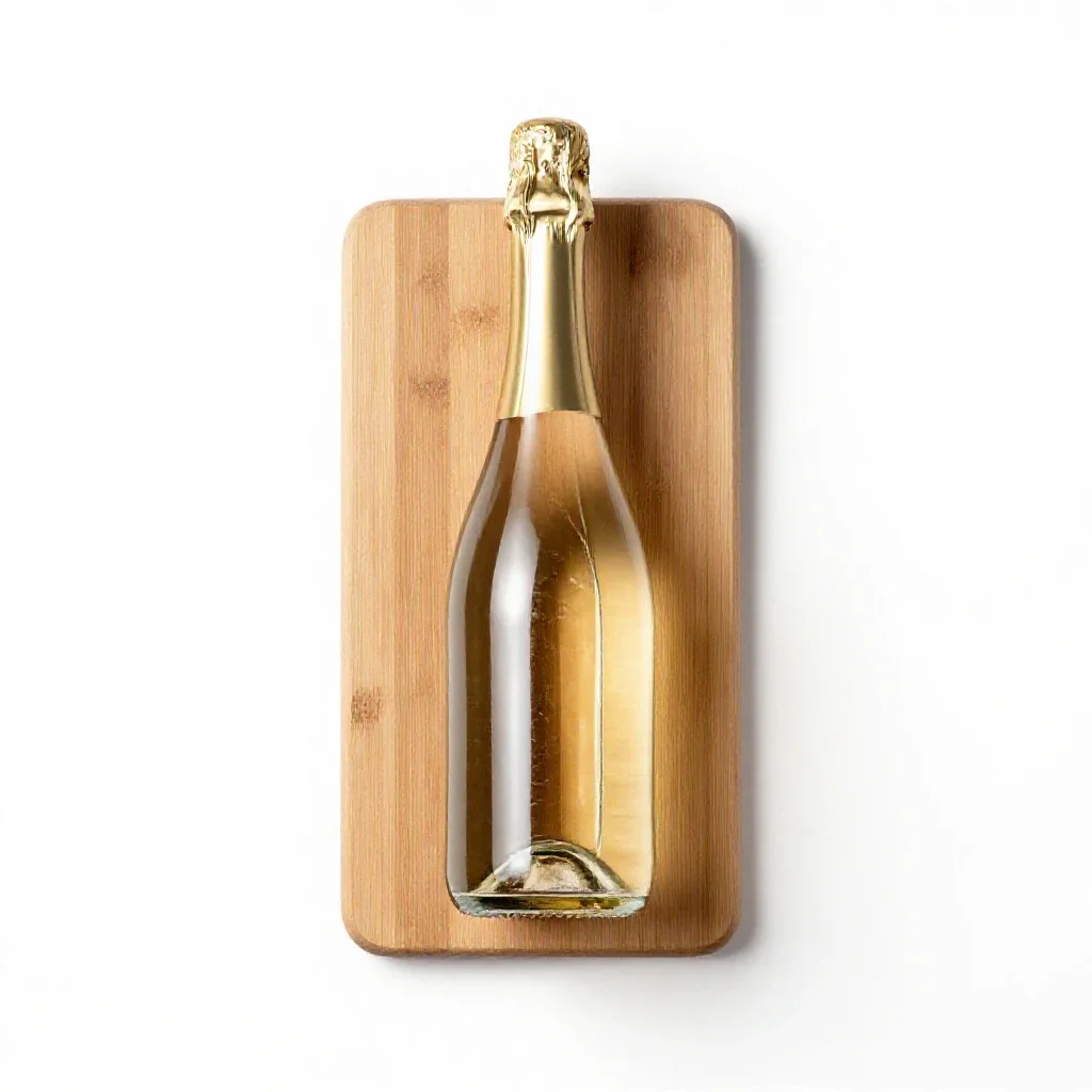 Champagne isolated on a white background