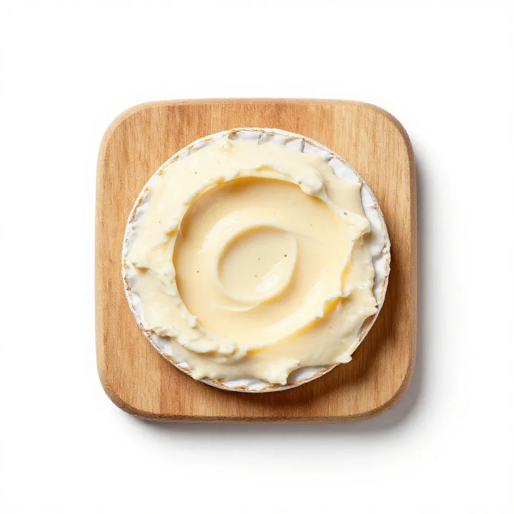 Cheese spread isolated on a white background