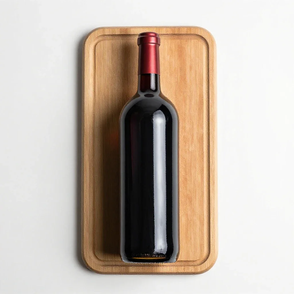 Claret isolated on a white background