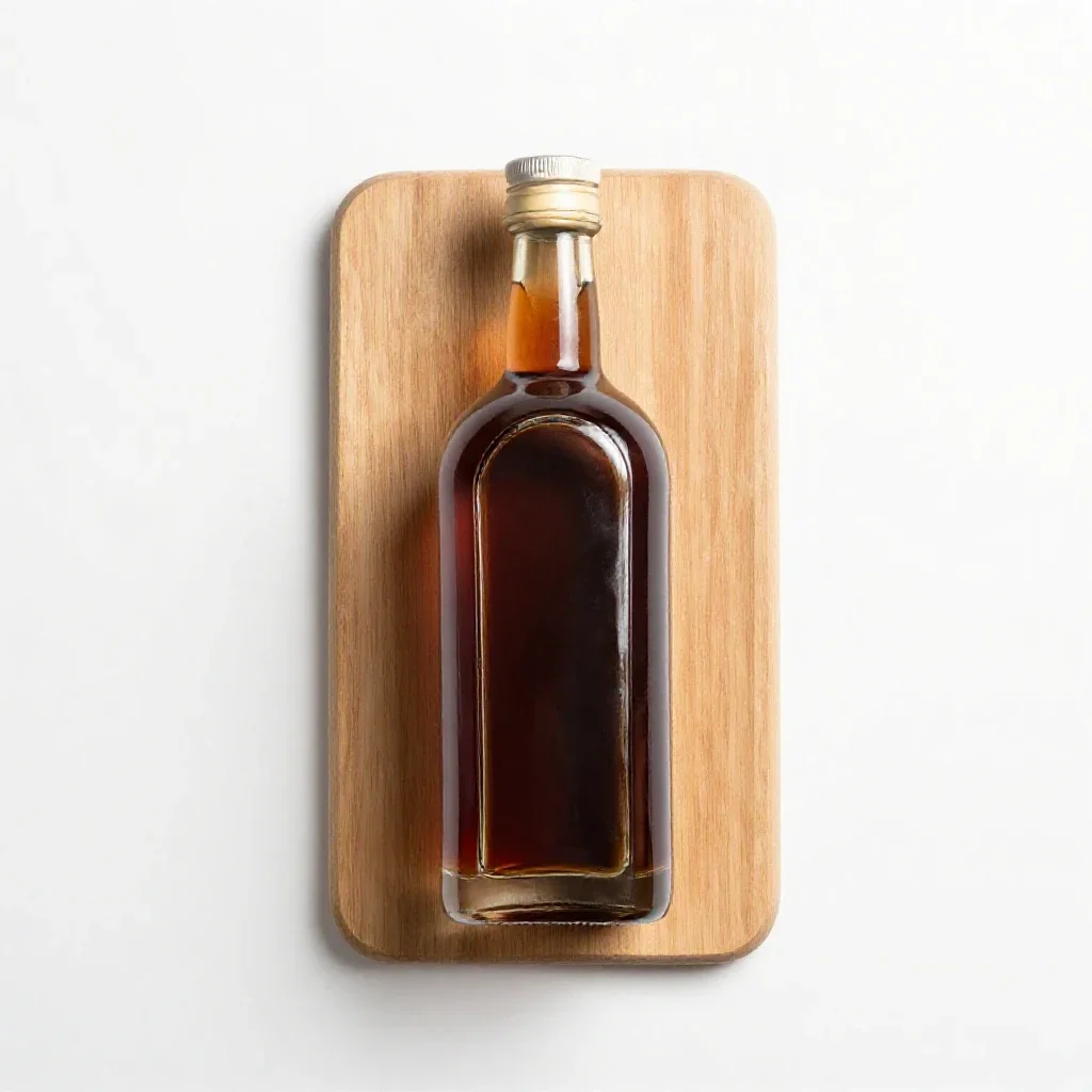 Coffee liqueur isolated on a white background