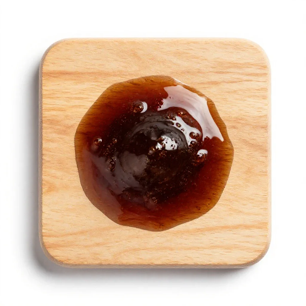 Cola extract isolated on a white background
