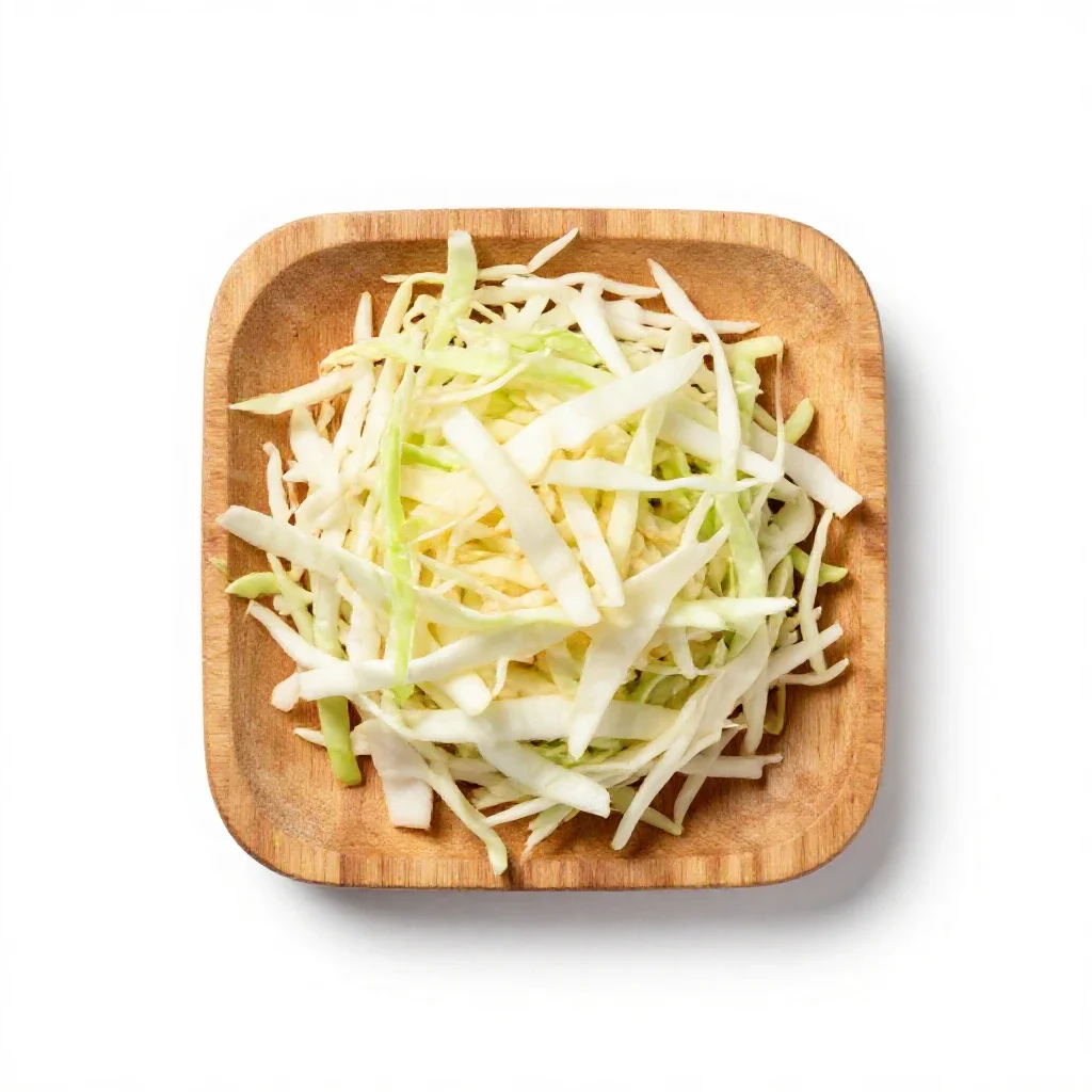 Coleslaw isolated on a white background