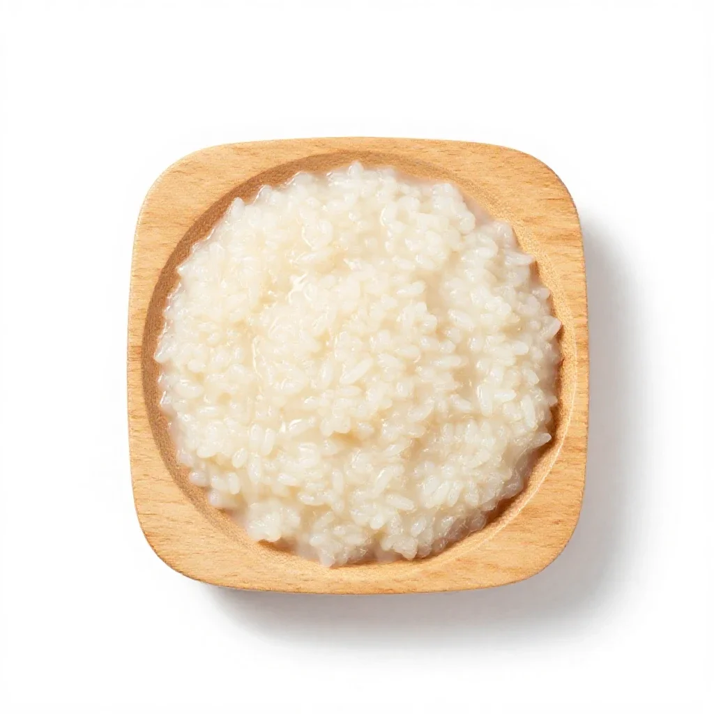 Congee isolated on a white background