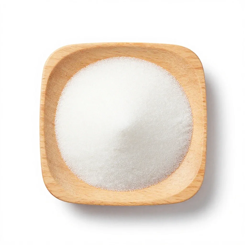 Corn sugar isolated on a white background