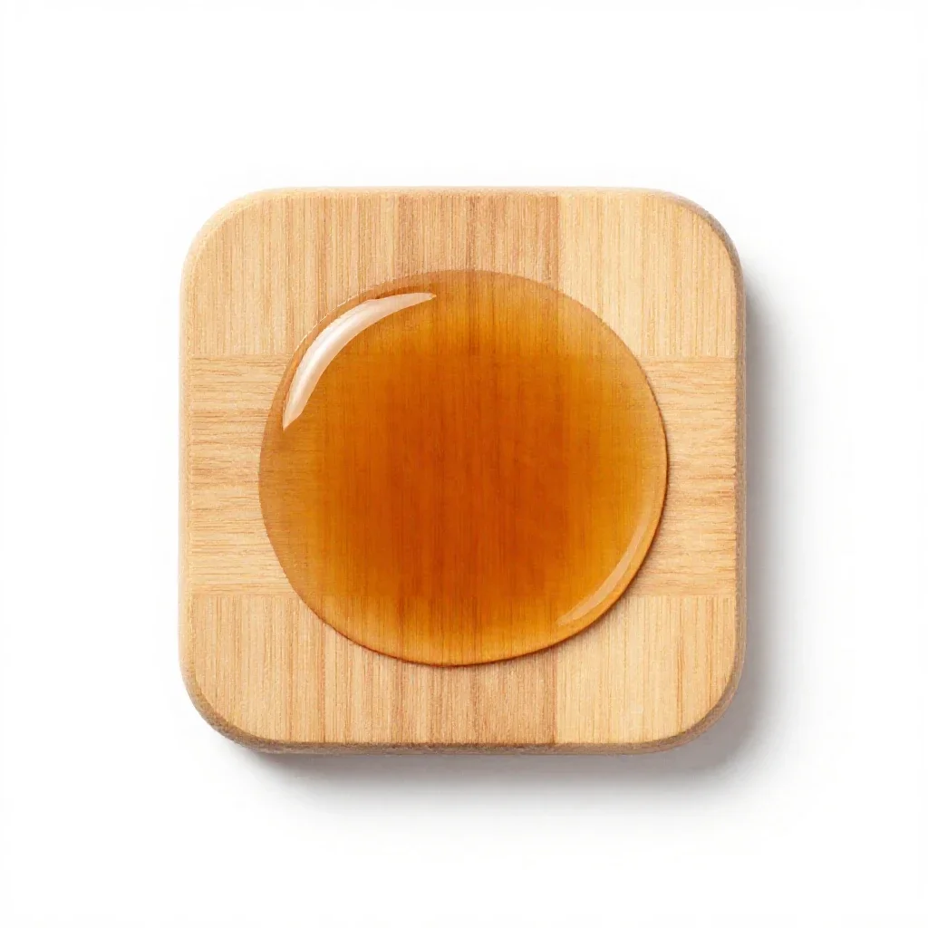 Corn syrup isolated on a white background