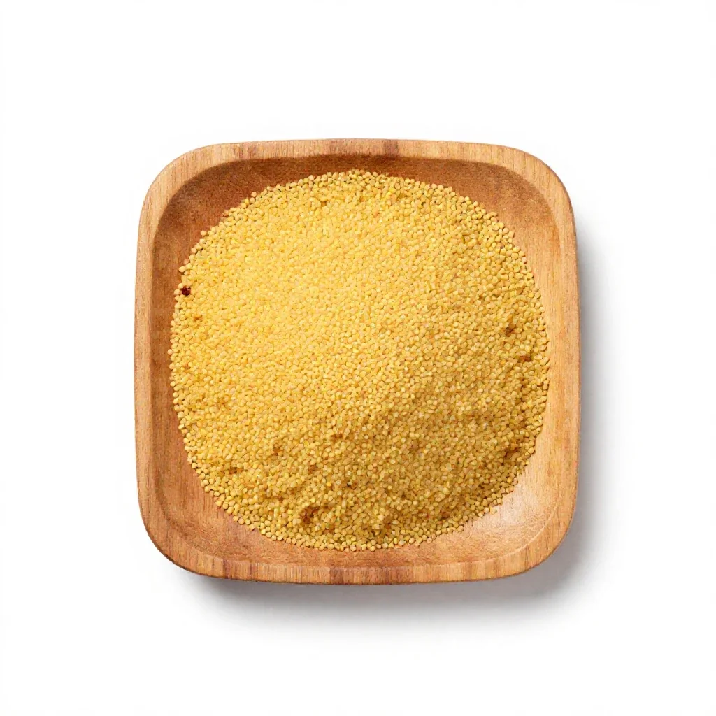 Couscous isolated on a white background
