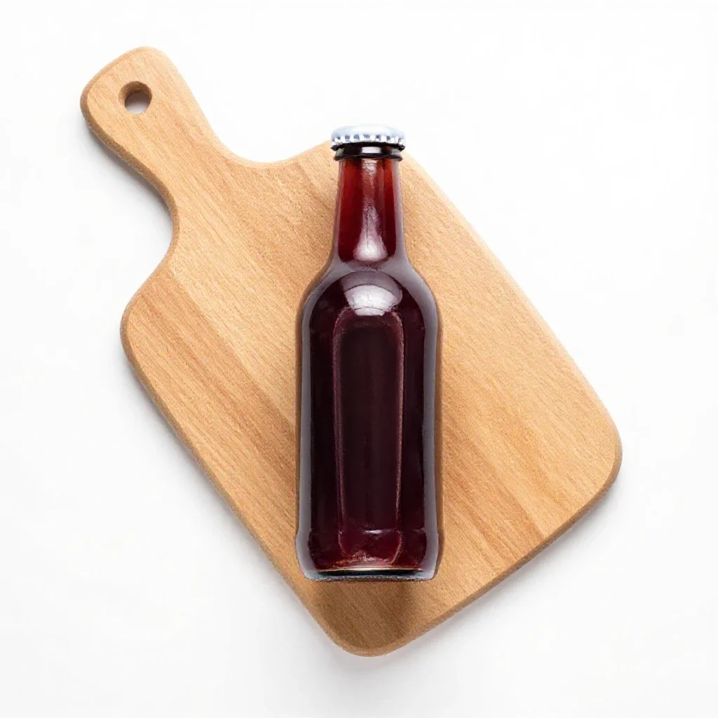 Cranberry juice isolated on a white background