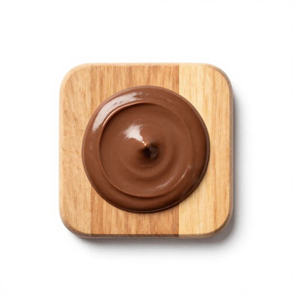 Creme de cacao isolated on a white background