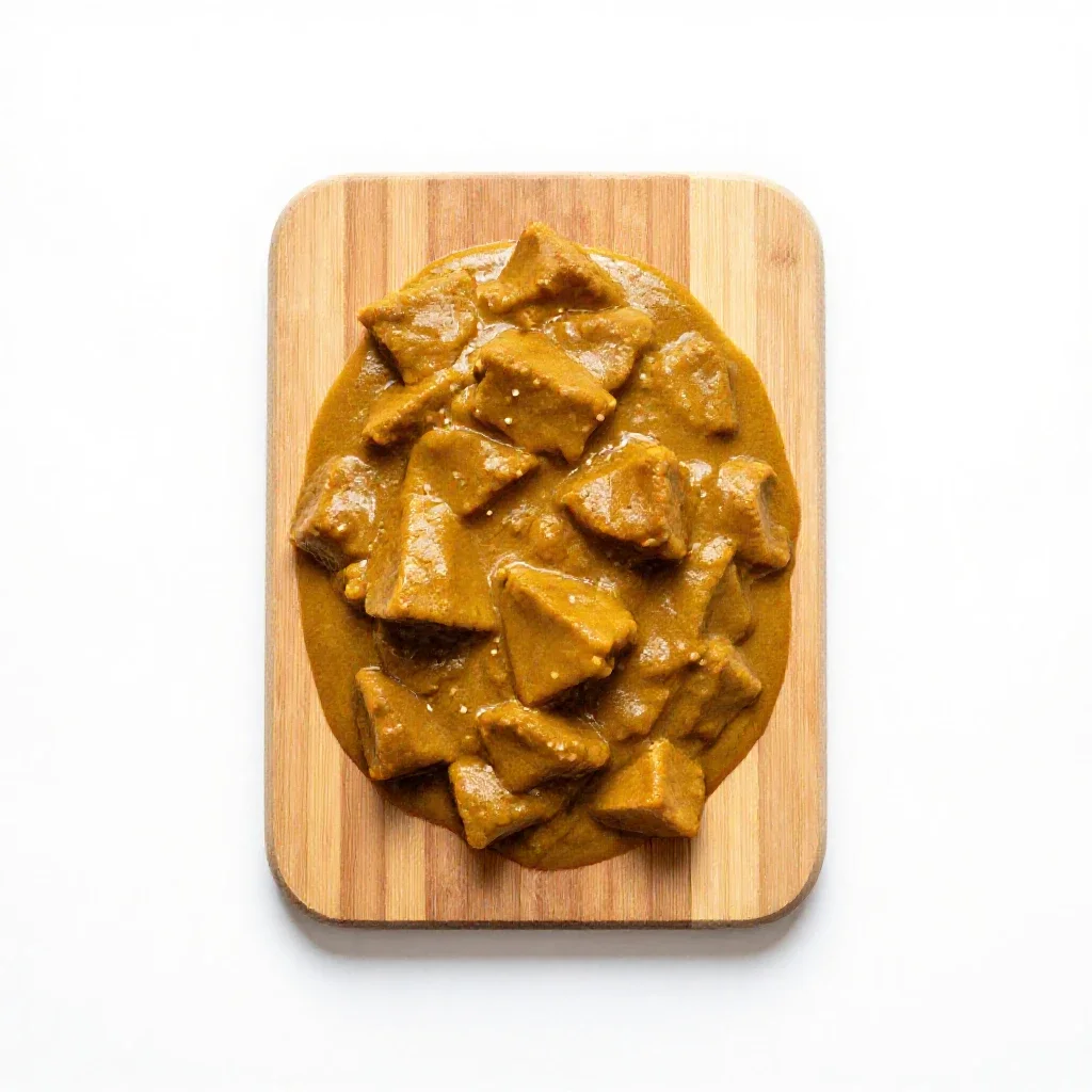 Curry isolated on a white background
