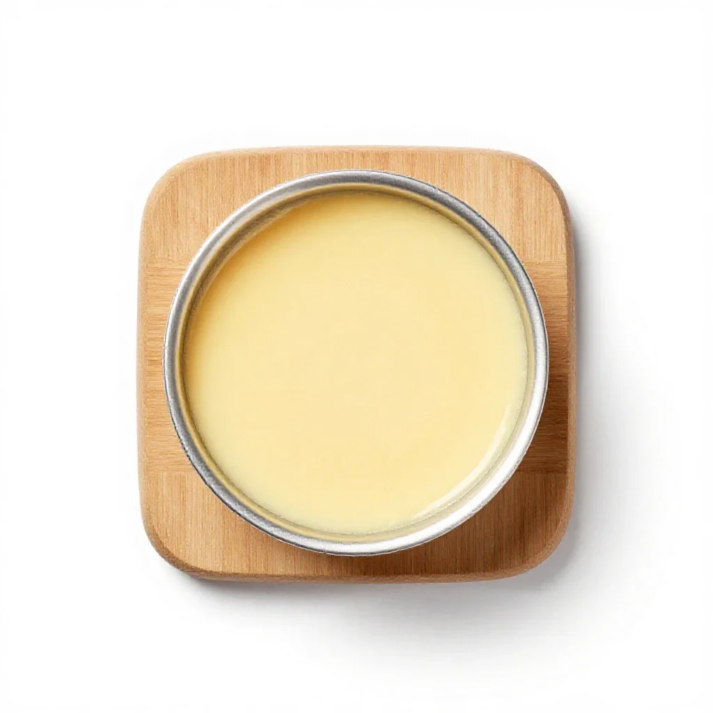 Custard isolated on a white background