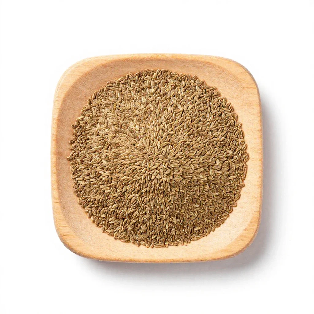 Dill seed isolated on a white background