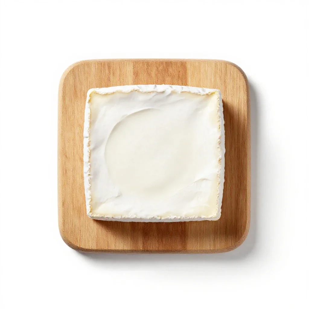 Double cream isolated on a white background
