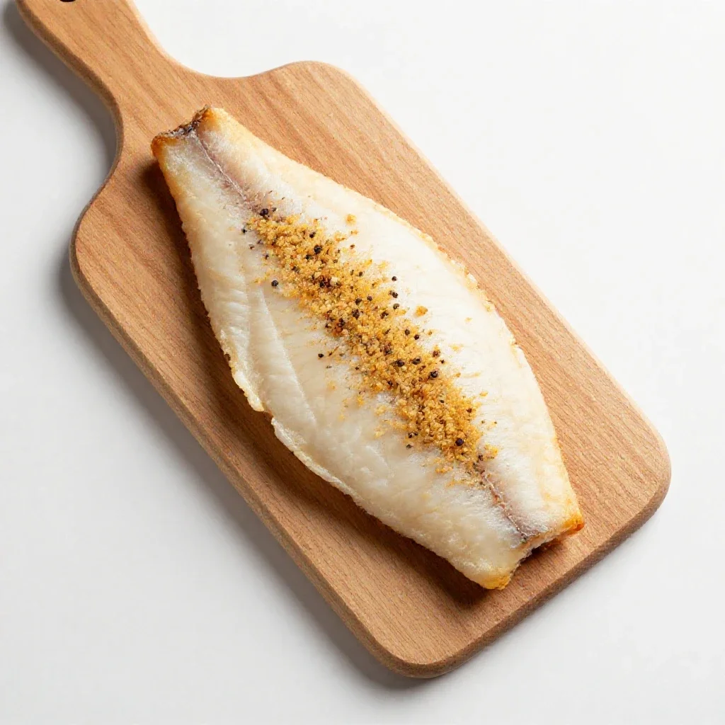 Fish loaf isolated on a white background