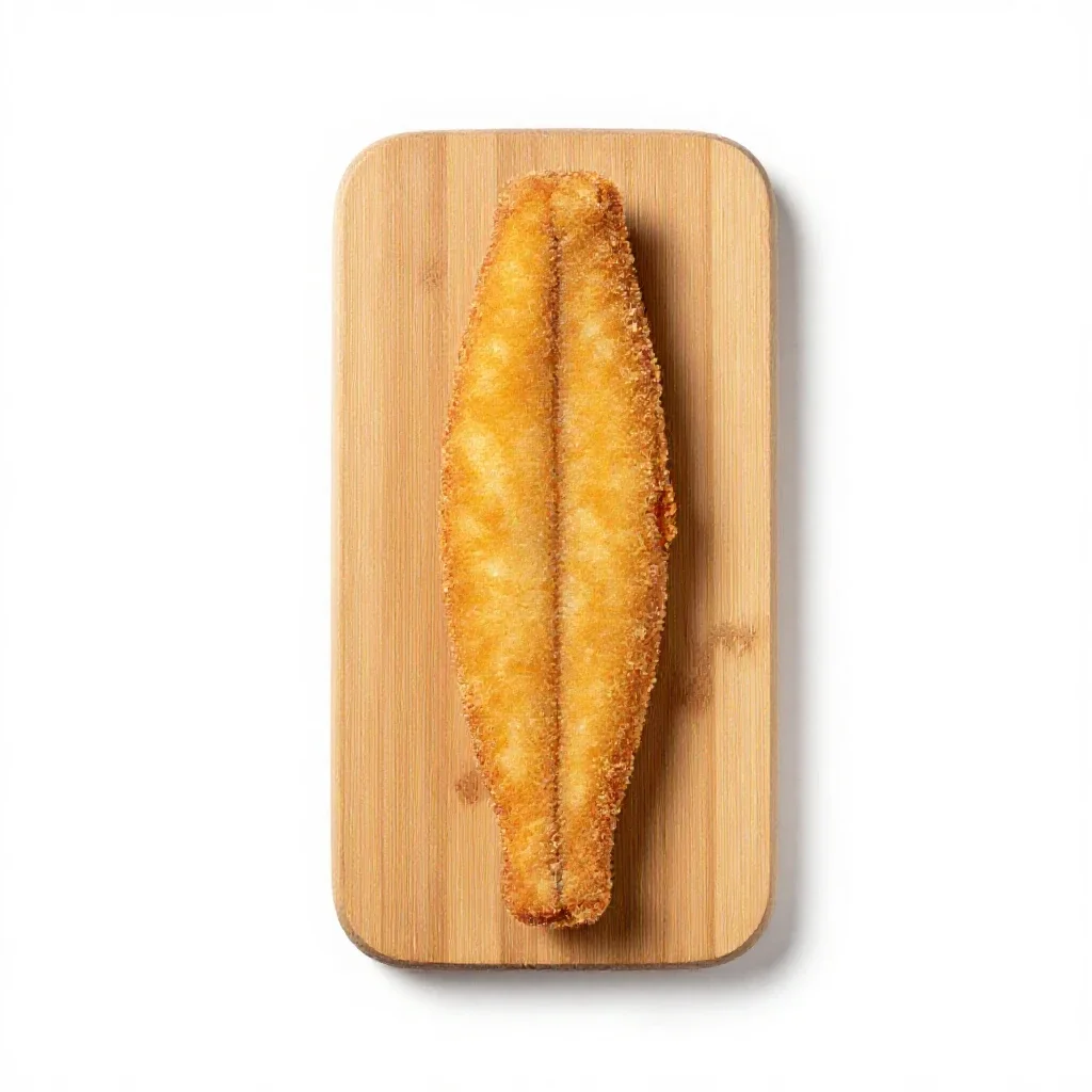 Fish stick isolated on a white background