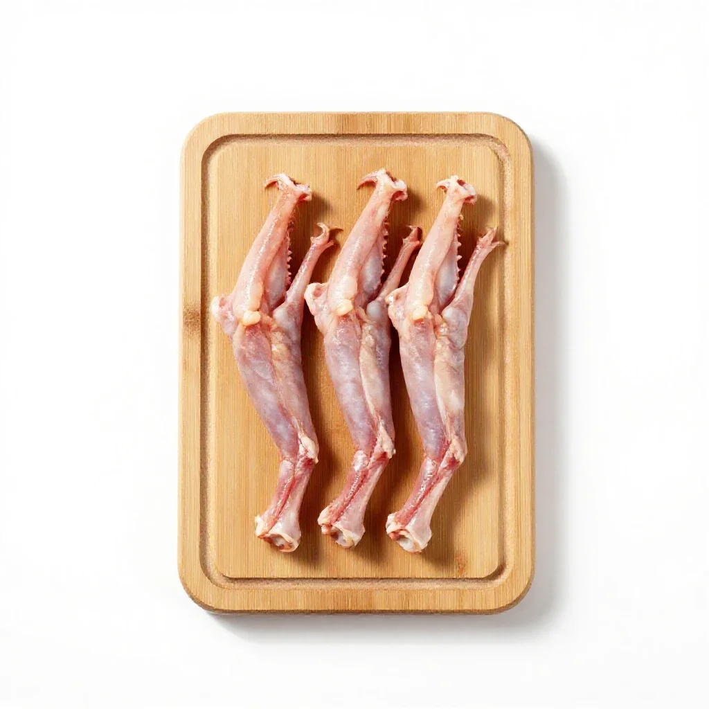 Frog legs isolated on a white background