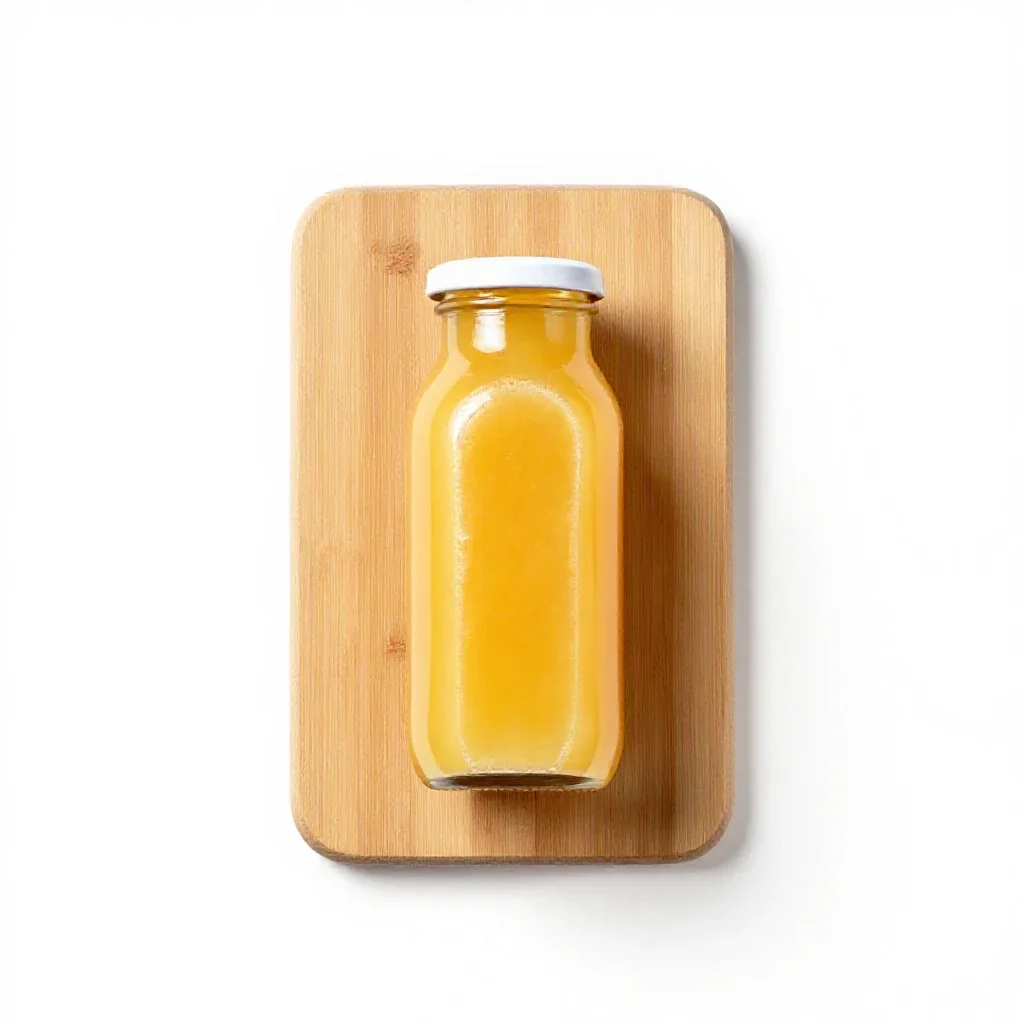 Fruit juice isolated on a white background