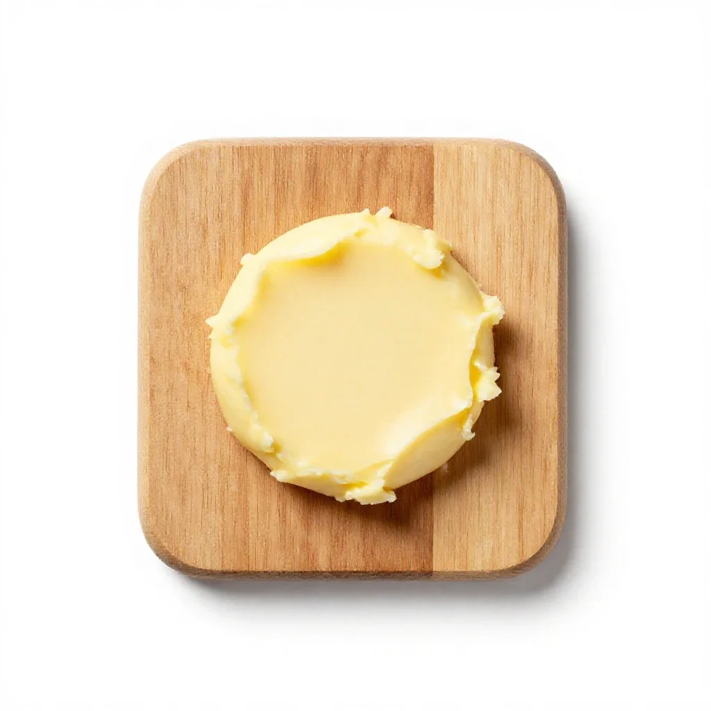 Garlic butter isolated on a white background