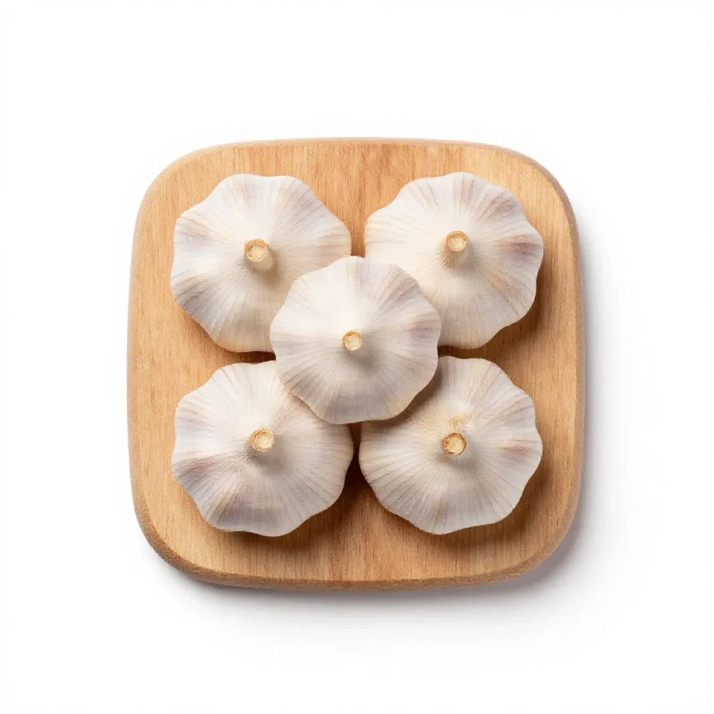 Garlic isolated on a white background