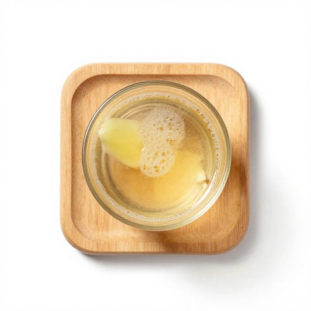 Ginger beer isolated on a white background