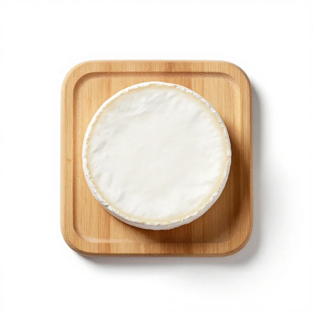 Goat cheese isolated on a white background