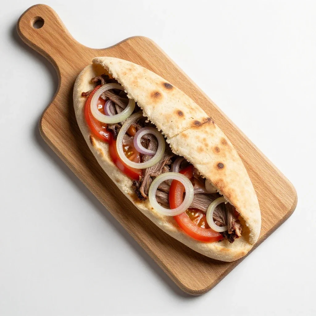 Gyro isolated on a white background