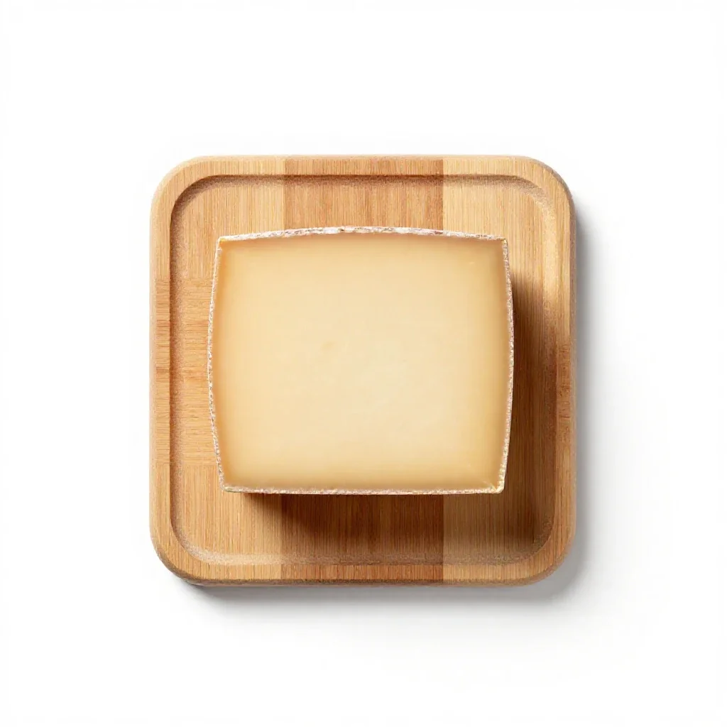 Hand cheese isolated on a white background
