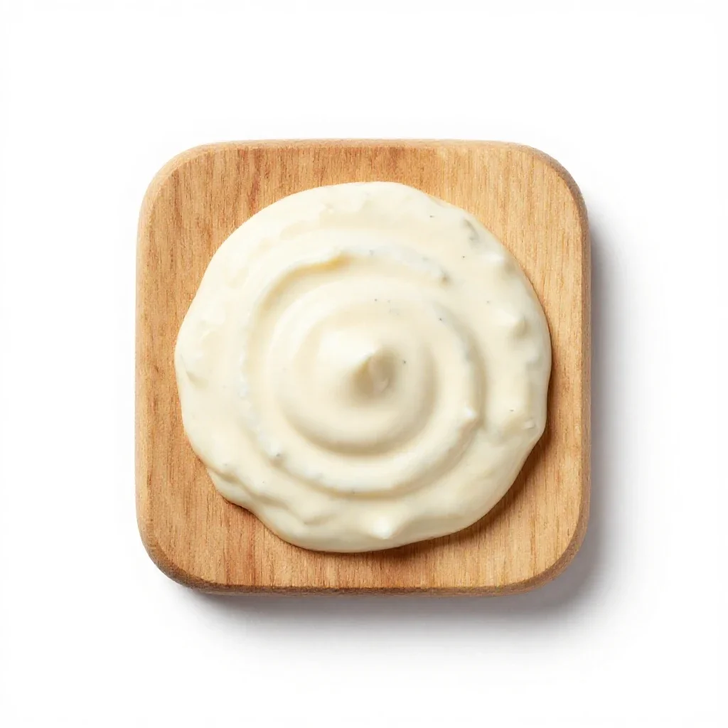 Horseradish sauce isolated on a white background