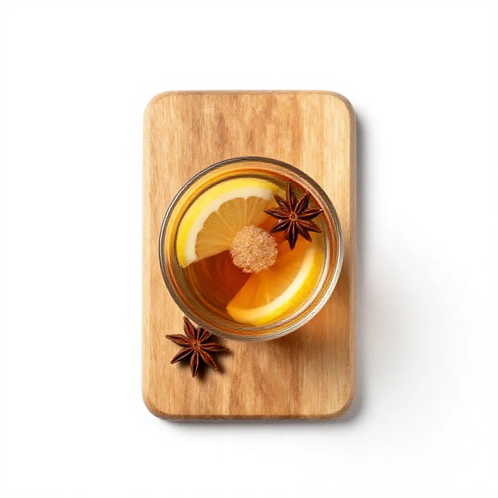 Hot toddy isolated on a white background
