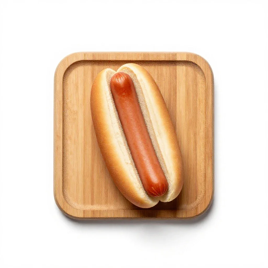 Hotdog isolated on a white background