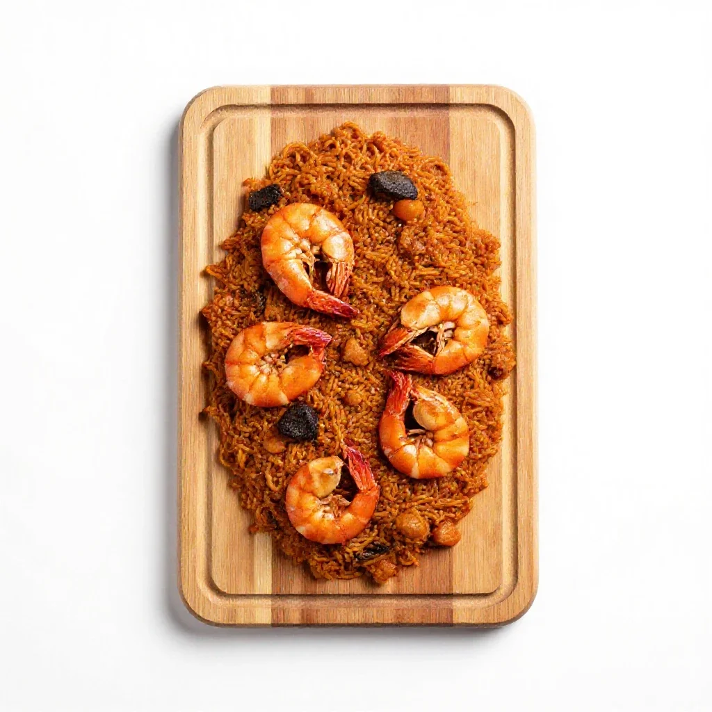 Jambalaya isolated on a white background