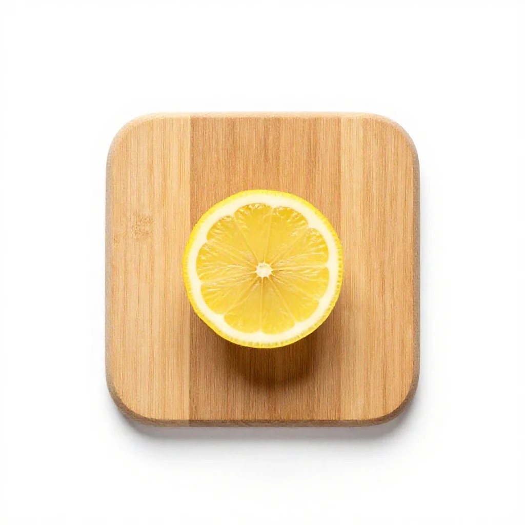 Lemon extract isolated on a white background