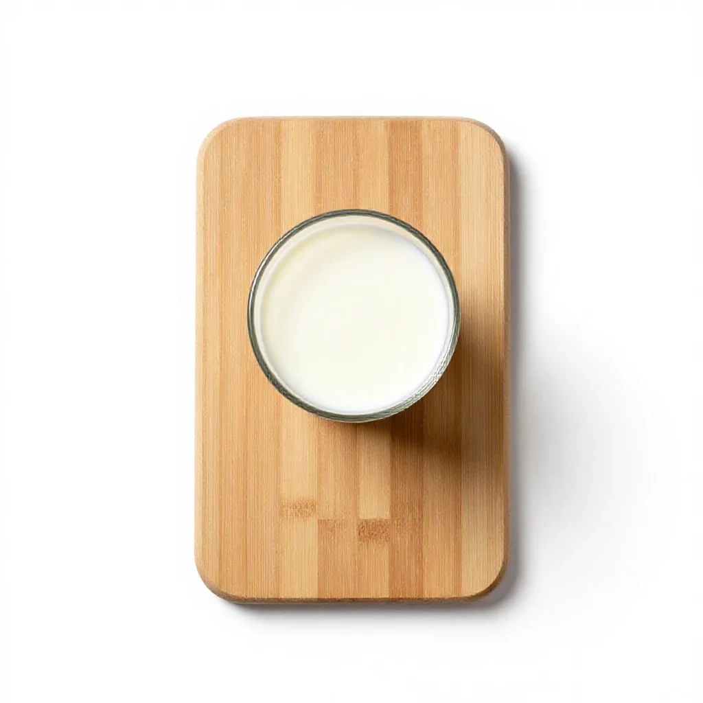 Low-fat milk isolated on a white background